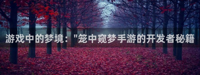 庄闲游戏怎样对付连输：游戏中的梦境：\
