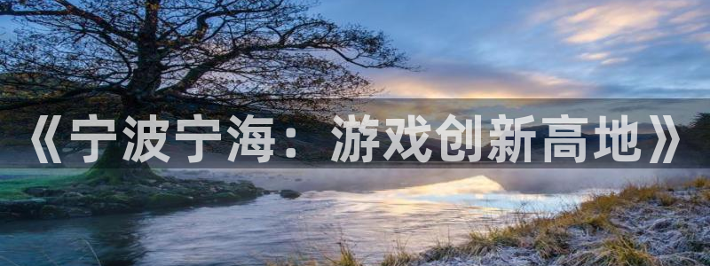 庄闲和游戏机：《宁波宁海：游戏创新高地》
